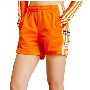 Adidas Women's Orange Athletic Shorts
